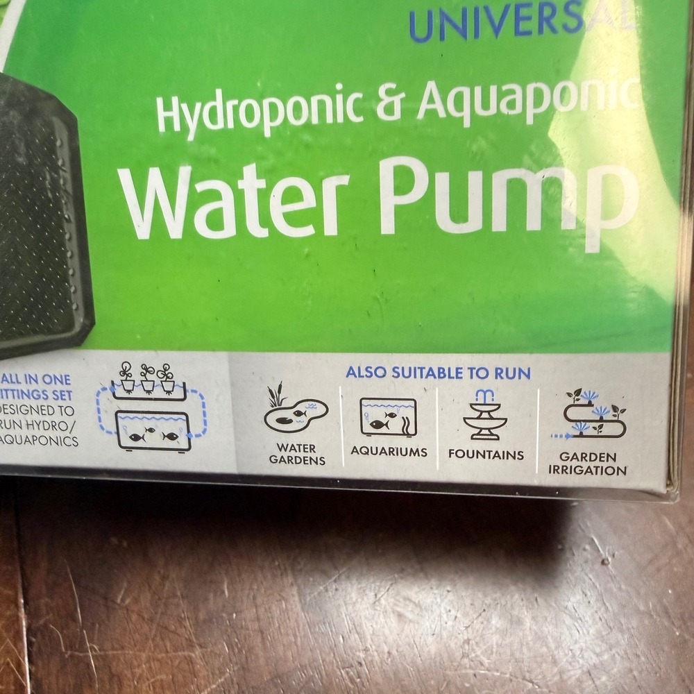 Pennington AquaGarden 30W Water Pump‎ Universal 500 GPH Hydroponic Aquaponic - Picture 3 of 8